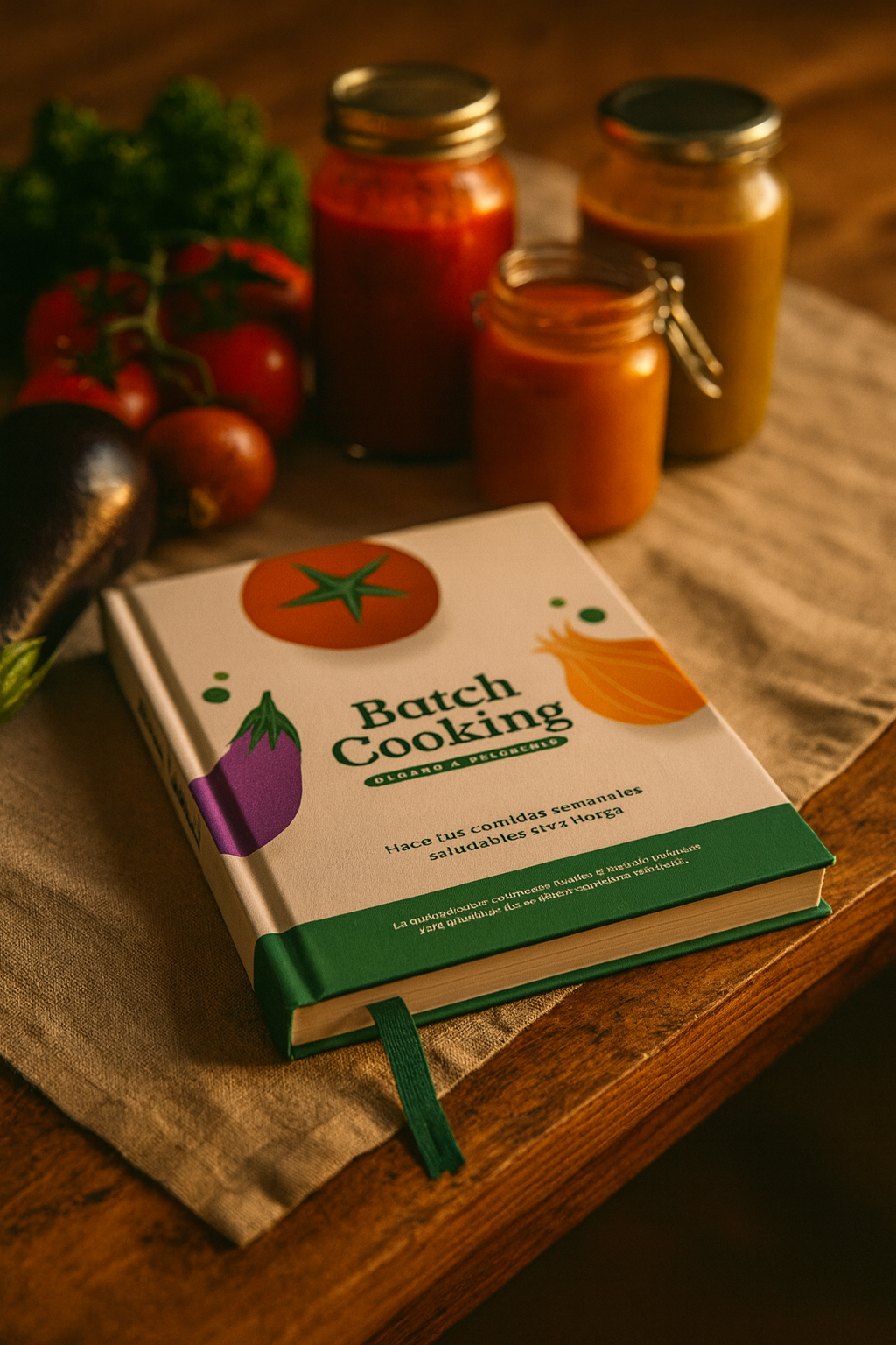 Batch Cooking Vegano para toda la semana – Ebook práctico para organizar tus comidas en 2 horas